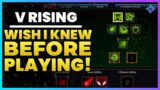 V Rising: Top Things I Wish I Knew Before Playing!