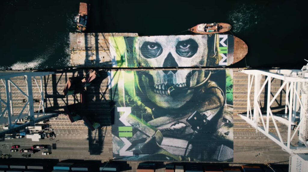 Modern Warfare 2 Shipping Container Artwork